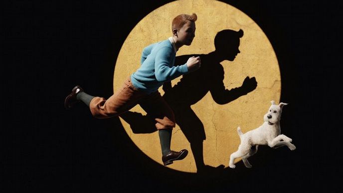 Akční hrdinové. Mladý reportér Tintin a jeho věrný pejsek Filuta se rádi pouštějí do velkých dobrodružství