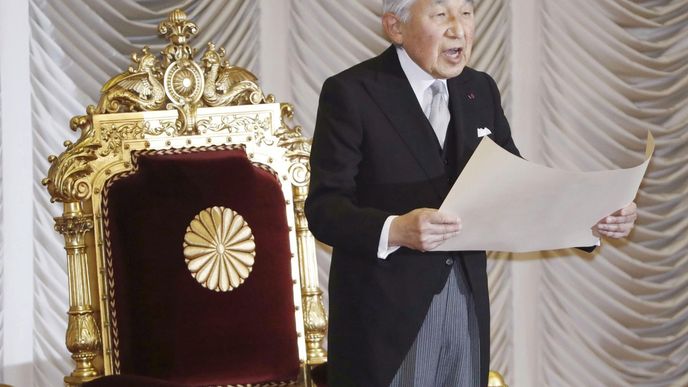 Japonská císař Akihito.