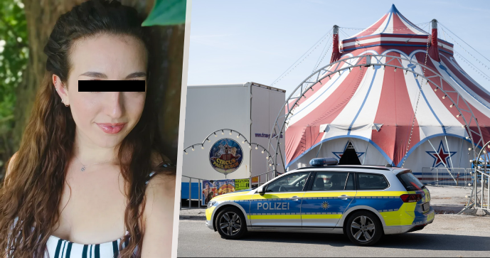 Akrobatka Marina B. a Cirkus Paul Busch