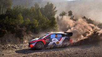 Akropolis rallye po 1. dnu: První dva hyundaie, vede Tänak Akropolis rallye po 1. dnu: První dva hyundaie, vede Tänak