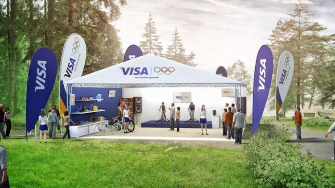 Aktivace Visy od Geometry Global pro Olympijský park Lipno