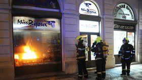 Hasiči hasili požár na Václavském náměstí