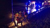 Ranní kolaps na Pražském okruhu: Kamion u Řep zablokoval směr na letiště