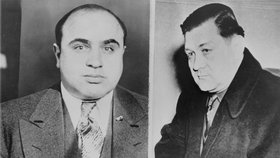 Al Capone a jeho rival George ‚Bugs‘ Moran, šéf North Side Gangu