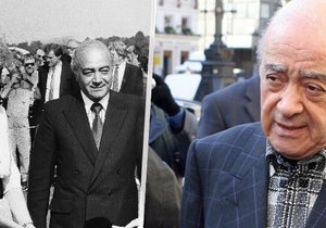 Zemřel Mohamed Al-Fayed, den po výročí úmrtí svého syna a princezny Diany.