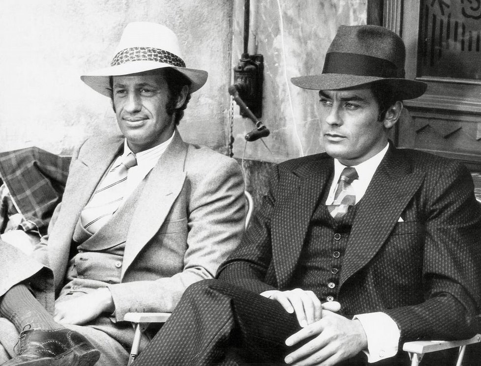 Alain Delon a Jean-Paul Belmondo se sešli v roce 1970 ve snímku Borsalino