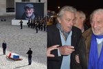 Alain Delon nedorazil na státní pohřeb Jeana-Paula Belmonda.