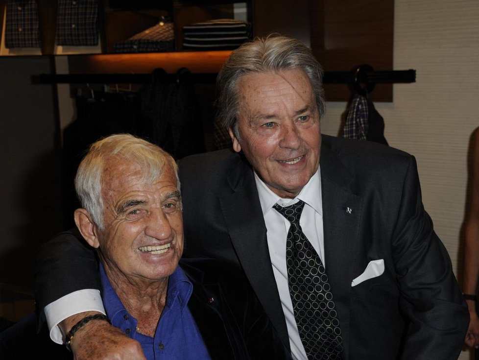 Alain Delon (vpravo) s Jean-Paul Belmondem