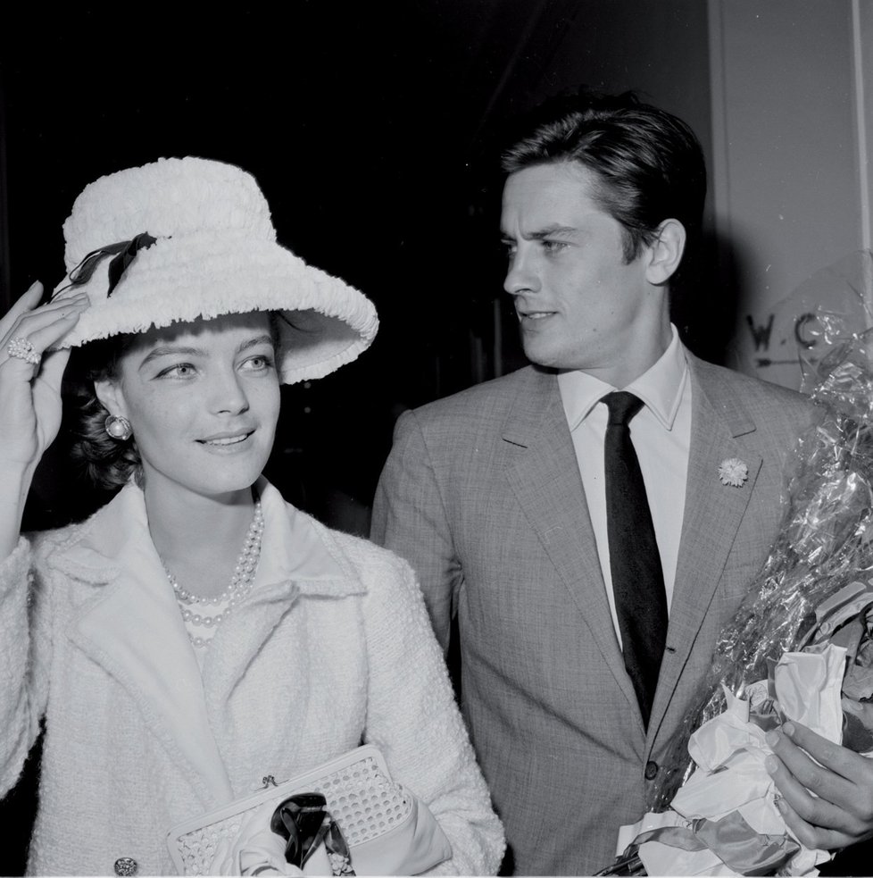 Alain Delon a Romy Schneider