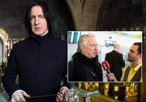 Herec Alan Rickman, hvězda Harryho Pottera, je v Praze. Blesk.cz s ním exkluzivně mluvil