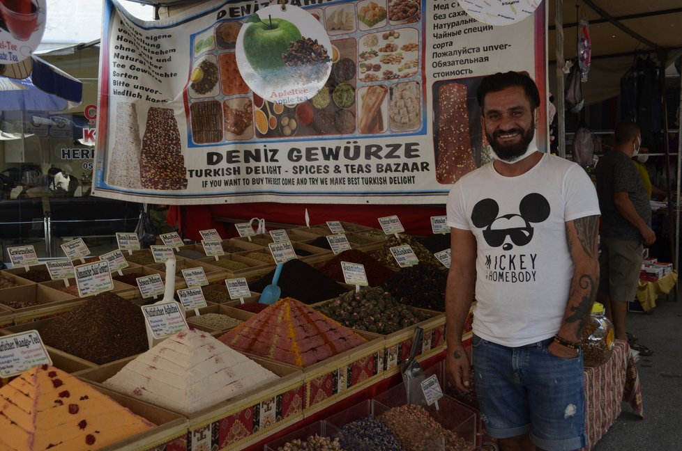 Trhy v tureckém městě Alanya