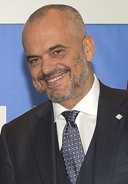 Albánský premiér Edi Rama