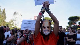 Protesty proti výstavbě resortu financovaného Jaredem Kushnerem v Albánii