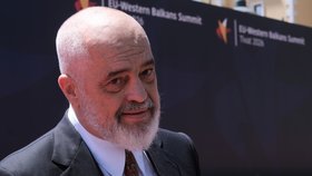 Albánský premiér Edi Rama