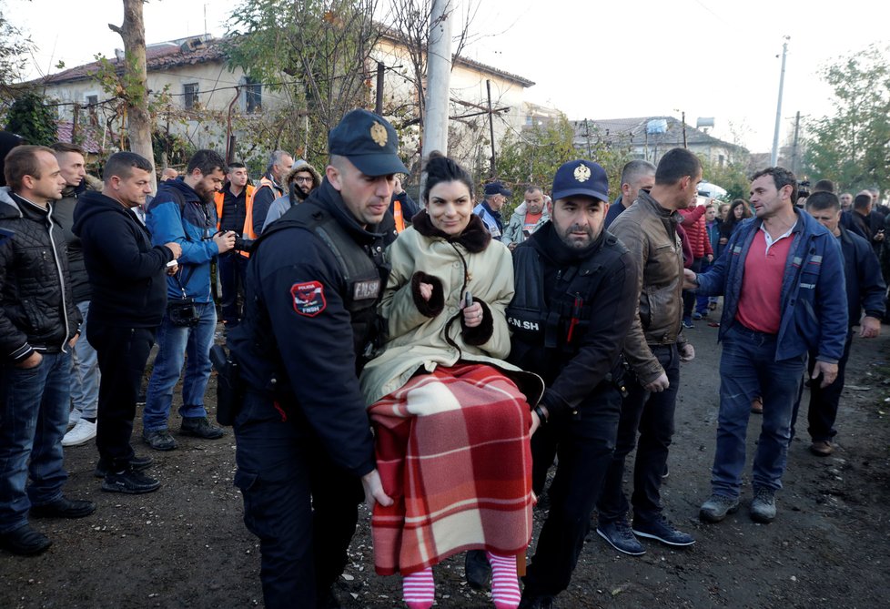 Silné zemětřesení zasáhlo Albánii (26. 11. 2019)