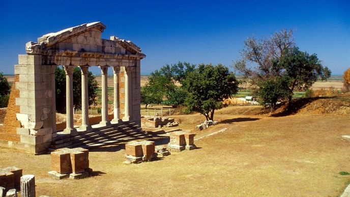 Pozůstatky antického města Apollonia