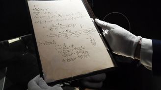 Einsteinův přípravný rukopis k teorii relativity se v aukci prodal za stovky milionů