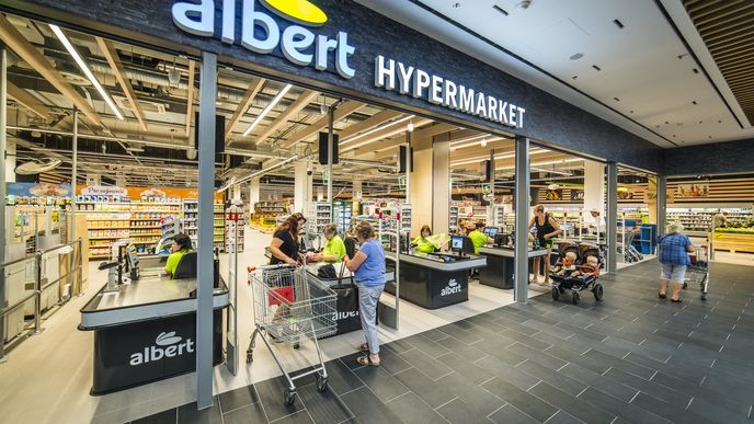 Hypermarket Albert na pražském Chodově