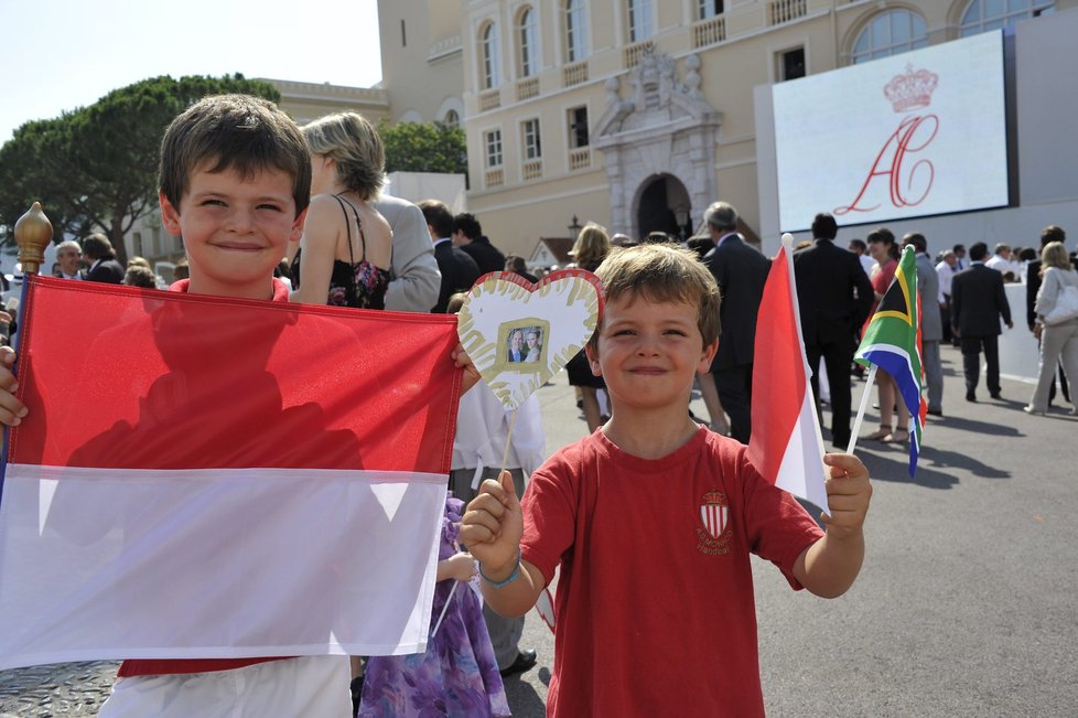 Na svatbu přišli i ti nejmenší příznivci