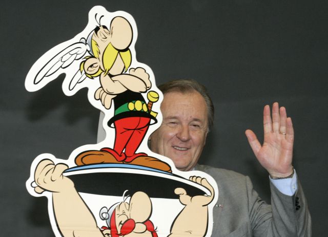 Albert Uderzo, spoluautor komiksů o Asterixovi a Obelixovi