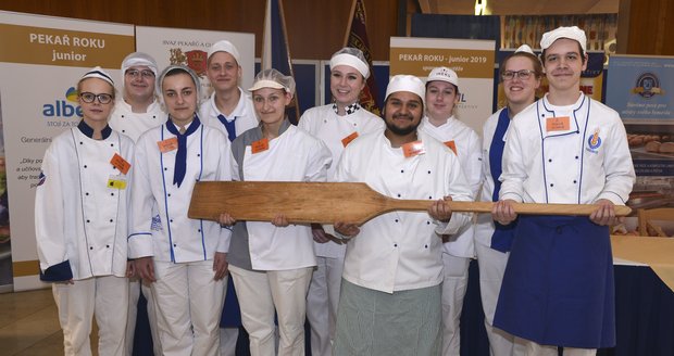Albert podpořil soutěž mladých pekařů aneb Rohlíčky jedině do zlatova vypečené! 
