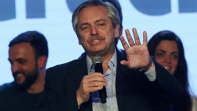 Argentinský prezident Alberto Fernández