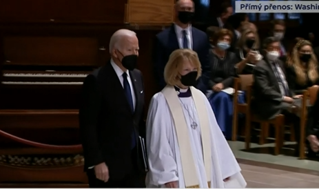 Pohřeb Madeleine Albrightové: Americký prezident Joe Biden (27.4.2022)