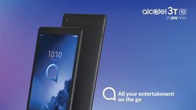 Alcatel má nový levný tablet. Přidá k němu Bluetooth reproduktor, přes který ho nabije