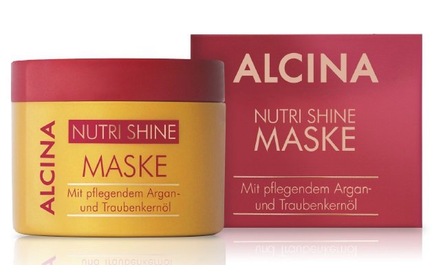 Maska pro suché a narušené vlasy Alcina Nutri Shine, 470 Kč (200 ml), koupíte ve vybraných salonech