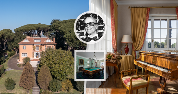 Bazén, biliár, drahé umění a luxusní výhled na Řím: Gucci prodává opulentní vilu za stovky milionů!