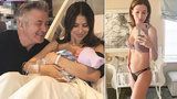 Manželka herce Baldwina na sociální síti vysílala vlastní potrat. Necítím stud ani hanbu, řekla