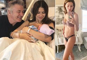 Manželka herce Baldwina na sociální síti vysílala vlastní potrat. Necítím stud ani hanbu, řekla. 