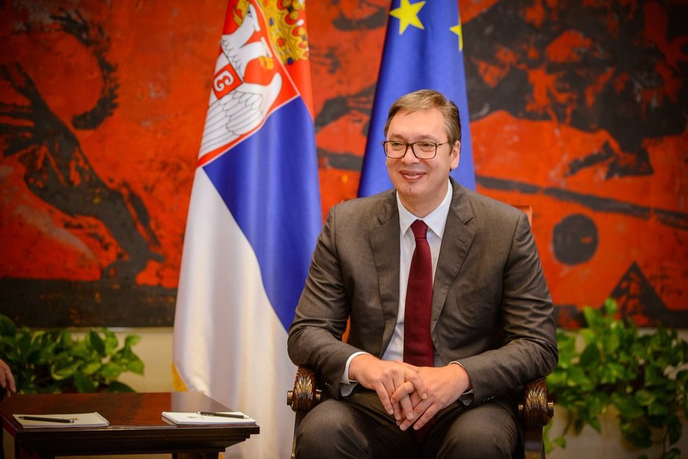 Srbský prezident Aleksandar Vučić (11. 9. 2019)