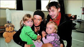 Alena Antalová s rodinou