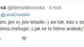 Alena Borůvková tweetuje.