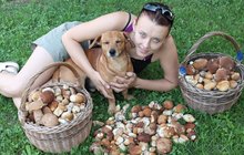 Alena Filípková (30): 200 hřibů našel náš Žeryk!
