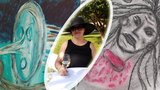 Re-use malířka: „Říkají mi bílá čarodějnice,“ směje se Alena. Skrz její obrazy ožívají květinové bytosti