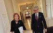 Alena Schillerová a Karel Havlíček (ANO) při příchodu na jednání vlády (31.8.2026) Alena Schillerová a Karel Havlíček (ANO) při příchodu na jednání vlády (31.8.2026)