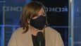 Alena Schillerová (za ANO) ve vysílání ČT o opatření kvůli koronaviru a dopadech na ekonomiku