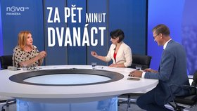 Alena Schillerová a Martin Kupka se střetli na TV Nova (20.6.2026)