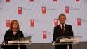 Alena Schillerová a Andrej Babiš (ANO) na tiskovce po jednání vlády (31.8.2026) Alena Schillerová a Andrej Babiš (ANO) na tiskovce po jednání vlády (31.8.2026)
