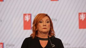 Alena Schillerová (ANO) na tiskovce po jednání vlády (31.8.2026)