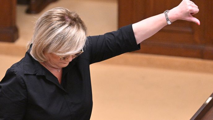 Předsedkyně poslaneckého klubu ANO Alena Schillerová ve Sněmovně EET obhajovala, leč neúspěšně