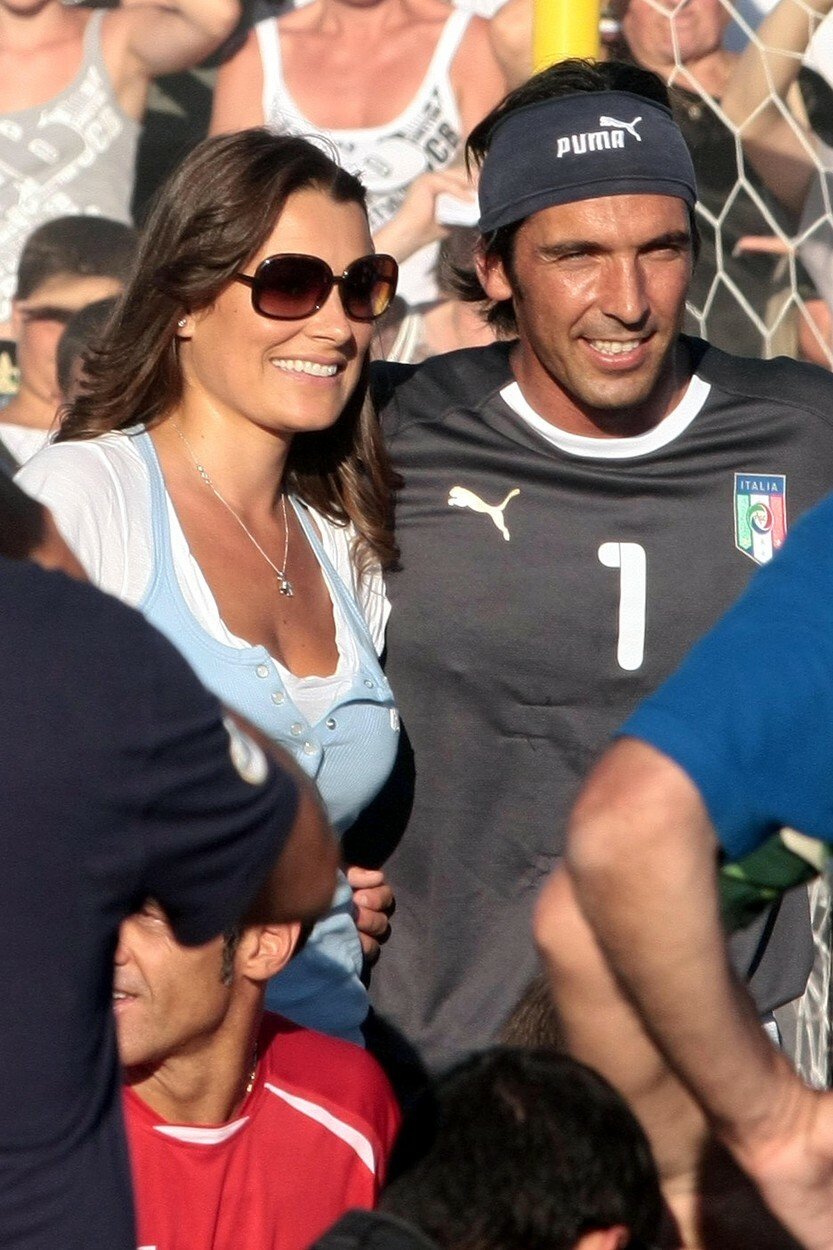 Alena Šeredová a Gigi Buffon