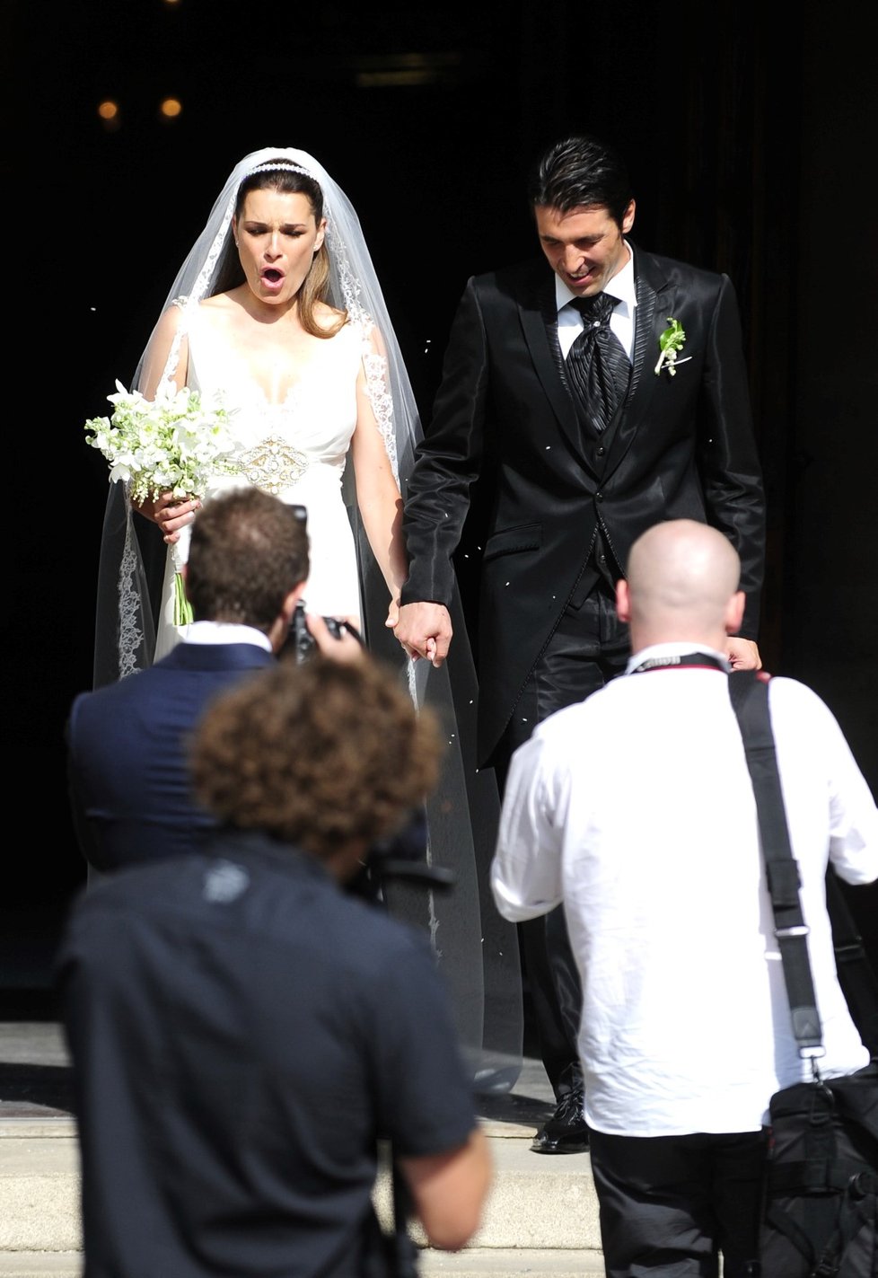 Svatba Aleny Šeredové a Gigiho Buffona v létě 2011 v Praze na Vyšehradě