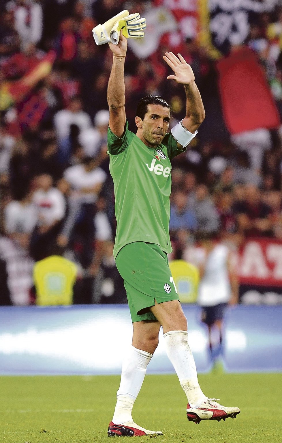 Italský fotbalista Gigi Buffon