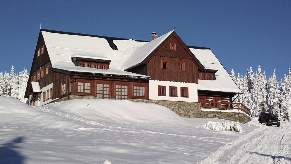 Chalet Hájenka po rekonstrukci.