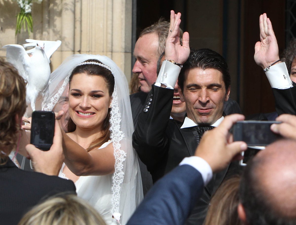 Novomanželé Alena a Gigi Buffonovi
