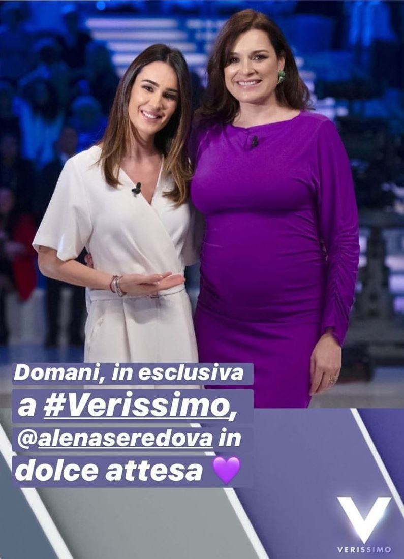 Italský magazín tvrdí, že Alena Šeredová čeká holčičku.