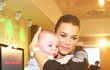 2008: Alena s prvorozeným synem Luisem Thomasem.